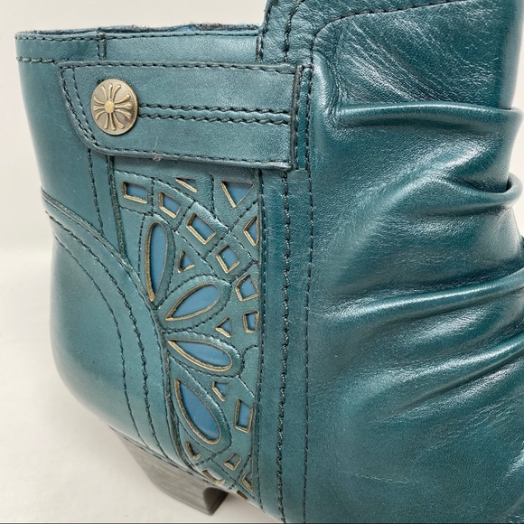 Rockport Cobb Hill Abilene ankle boots blue/teal - Picture 2 of 8